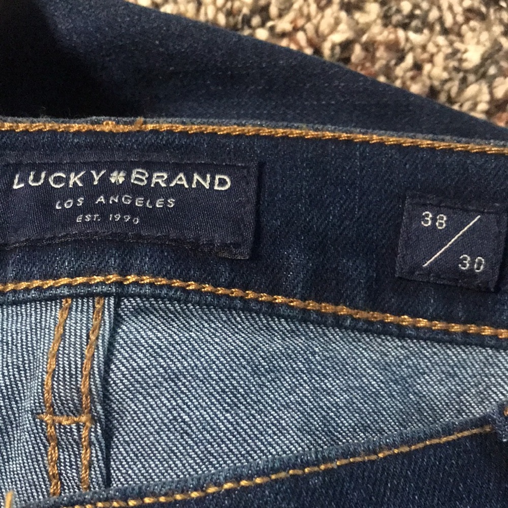 Mens Lucky Brand 410 Athletic Slim stretch jeans in Classic dark wash | NWT - Picture 7 of 7